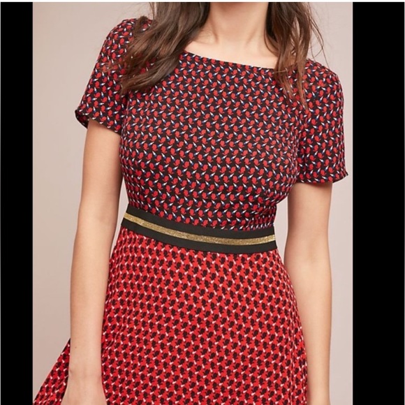Anthropologie Dress Sz. 4 - Picture 2 of 13